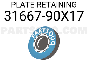 Nissan 3166790X17 PLATE-RETAINING