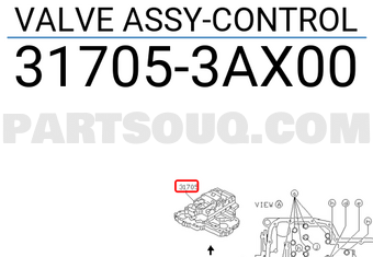 Nissan 317053AX00 VALVE ASSY-CONTROL