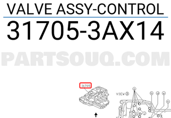 Nissan 317053AX14 VALVE ASSY-CONTROL