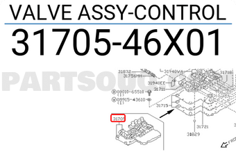 Nissan 3170546X01 VALVE ASSY-CONTROL