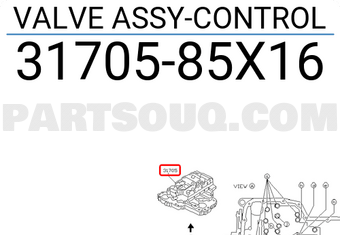 Nissan 3170585X16 VALVE ASSY-CONTROL