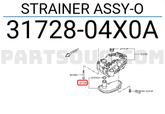 STRAINER ASSY-O 3172804X0C | Nissan Parts | PartSouq