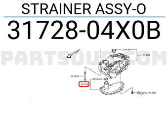 STRAINER ASSY-O 3172804X0B | Nissan Parts | PartSouq