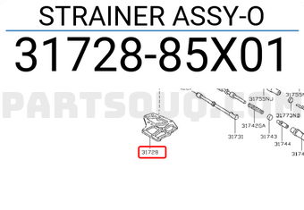 Nissan 3172885X01 STRAINER ASSY-O