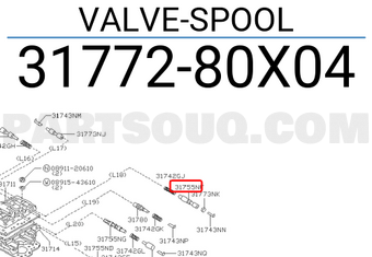 Nissan 3177280X04 VALVE-SPOOL