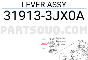 Nissan 319133JX0A LEVER ASSY