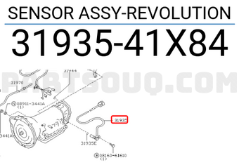 Nissan 3193541X84 SENSOR ASSY-REVOLUTION
