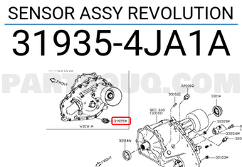 Nissan 319354JA1A SENSOR ASSY REVOLUTION