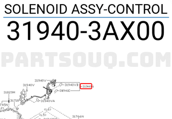 Nissan 319403AX00 SOLENOID ASSY-CONTROL