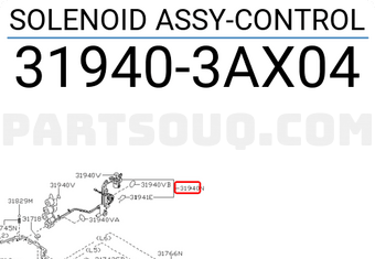 Nissan 319403AX04 SOLENOID ASSY-CONTROL