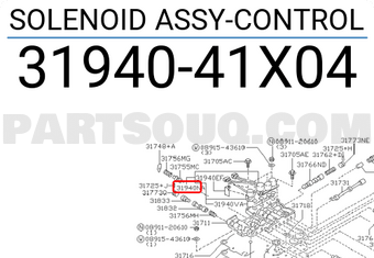 Nissan 3194041X04 SOLENOID ASSY-CONTROL