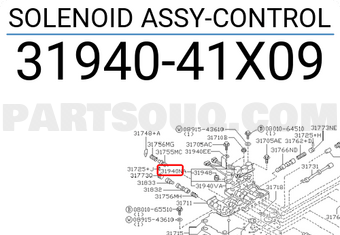 Nissan 3194041X09 SOLENOID ASSY-CONTROL