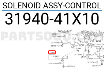 Nissan 3194041X10 SOLENOID ASSY-CONTROL