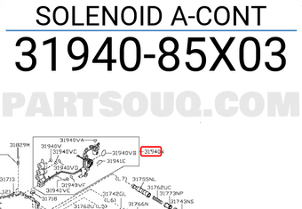 Nissan 3194085X03 SOLENOID A-CONT