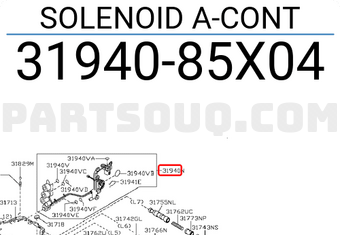 Nissan 3194085X04 SOLENOID A-CONT