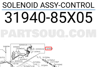 Nissan 3194085X05 SOLENOID ASSY-CONTROL
