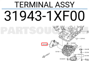 Nissan 319431XF00 TERMINAL ASSY