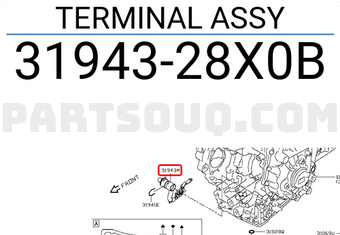 Nissan 3194328X0B TERMINAL ASSY