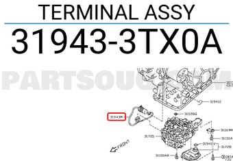 Nissan 319433TX0A TERMINAL ASSY