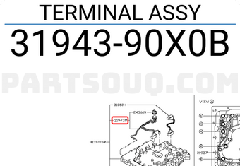 Nissan 3194390X0B TERMINAL ASSY