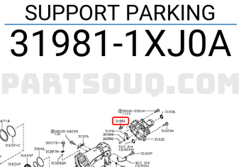 Nissan 319811XJ0A SUPPORT PARKING