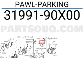Nissan 3199190X00 PAWL-PARKING