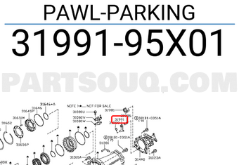 Nissan 3199195X01 PAWL-PARKING