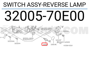 Nissan 3200570E00 SWITCH ASSY-REVERSE LAMP