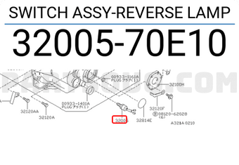 Nissan 3200570E10 SWITCH ASSY-REVERSE LAMP