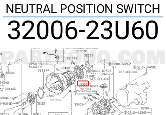 Nissan 3200623U60 NEUTRAL POSITION SWITCH