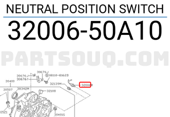 Nissan 3200650A10 NEUTRAL POSITION SWITCH