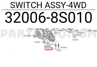 Nissan 320068S010 SWITCH ASSY-4WD