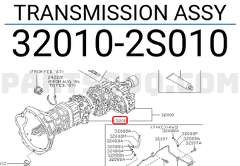 Nissan 320102S010 TRANSMISSION ASSY