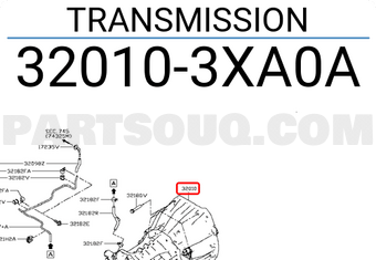 Nissan 320103XA0A TRANSMISSION