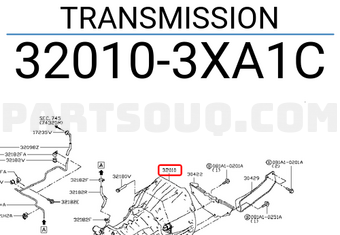 Nissan 320103XA1C TRANSMISSION