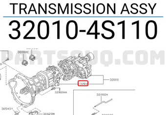 Nissan 320104S110 TRANSMISSION ASSY