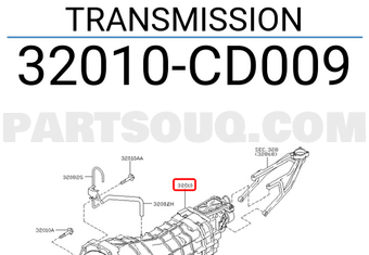 Nissan 32010CD009 TRANSMISSION