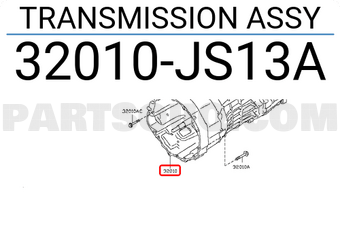 Nissan 32010JS13A TRANSMISSION ASSY