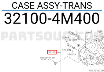 Nissan 321004M400 CASE ASSY-TRANS