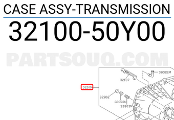 Nissan 3210050Y00 CASE ASSY-TRANSMISSION
