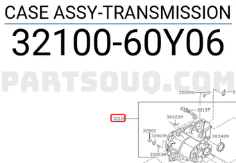 Nissan 3210060Y06 CASE ASSY-TRANSMISSION