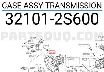Nissan 321012S600 CASE ASSY-TRANSMISSION