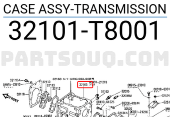 Nissan 32101T8001 CASE ASSY-TRANSMISSION