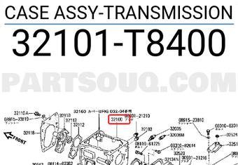 Nissan 32101T8400 CASE ASSY-TRANSMISSION
