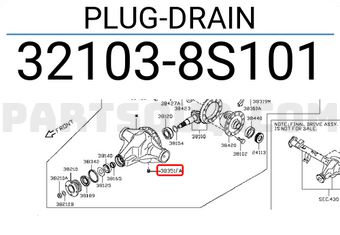 Nissan 321038S101 PLUG-DRAIN