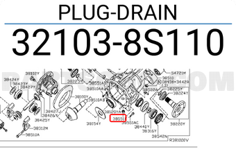 Nissan 321038S110 PLUG-DRAIN
