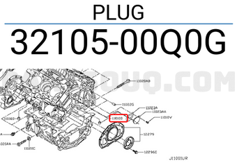Nissan 3210500Q0G PLUG