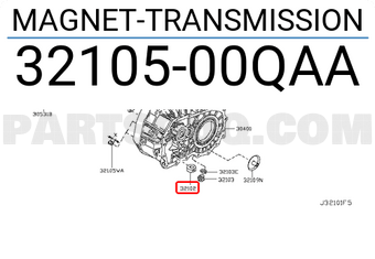 Nissan 3210500QAA MAGNET-TRANSMISSION