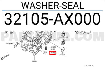 Nissan 32105AX000 WASHER-SEAL