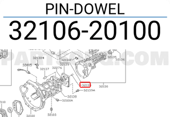 Nissan 3210620100 PIN-DOWEL